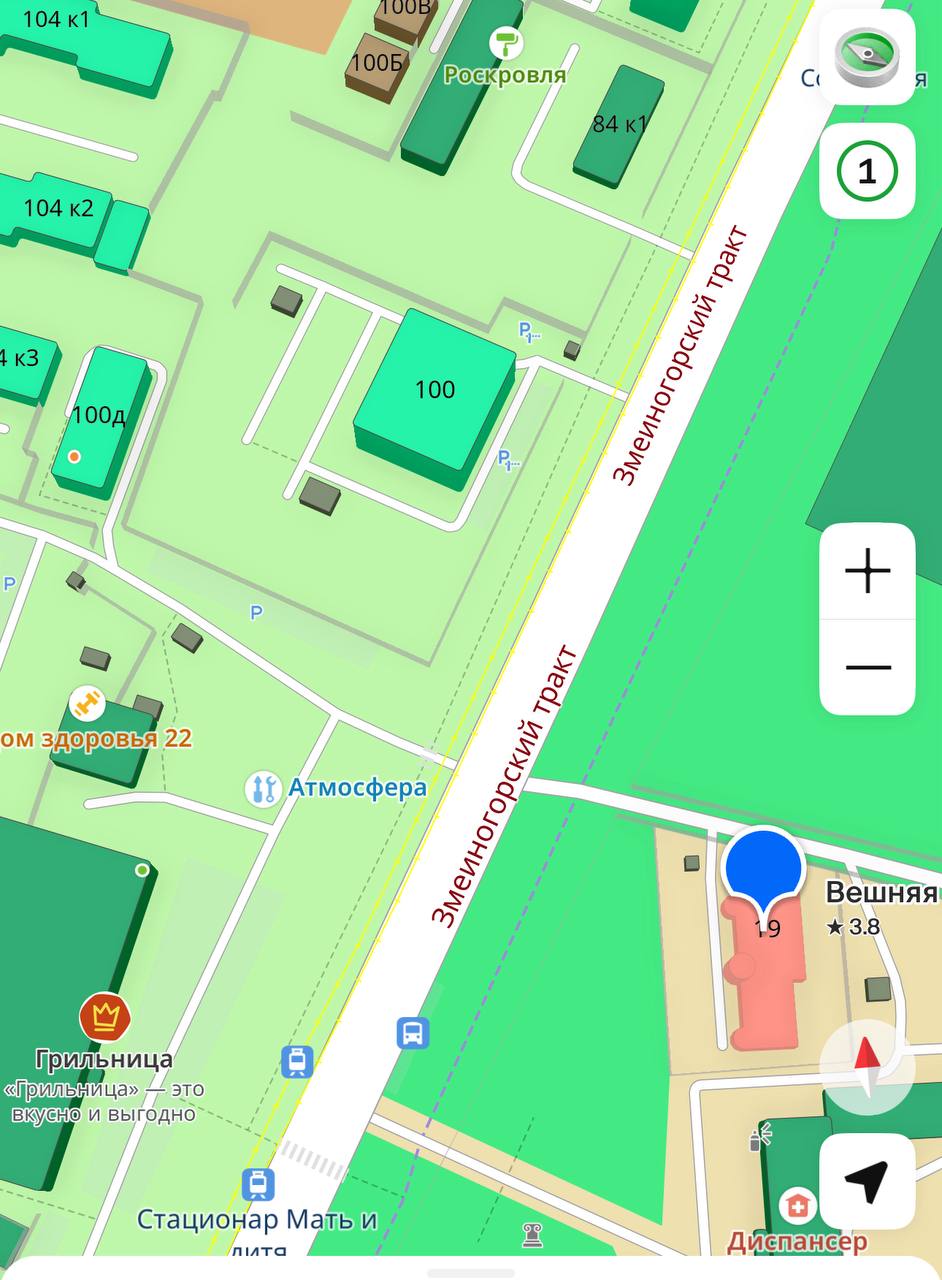 Местоположение медицинского центра